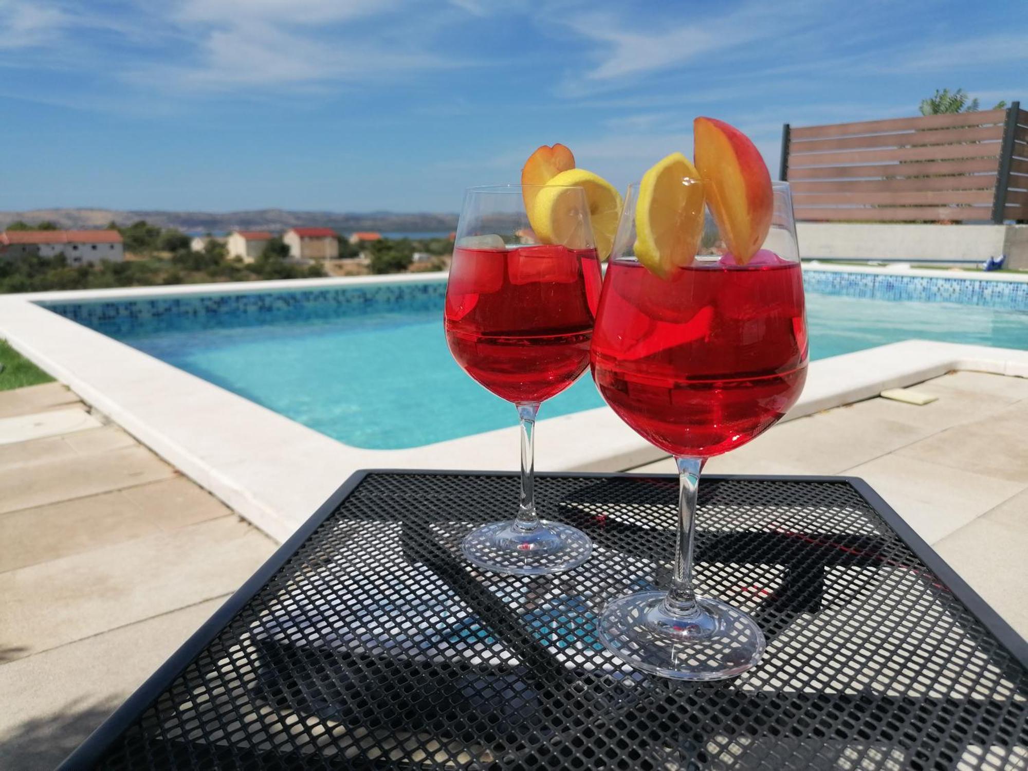 Villa Scolopax Rusticola Skradin With Heated Pool Ngoại thất bức ảnh