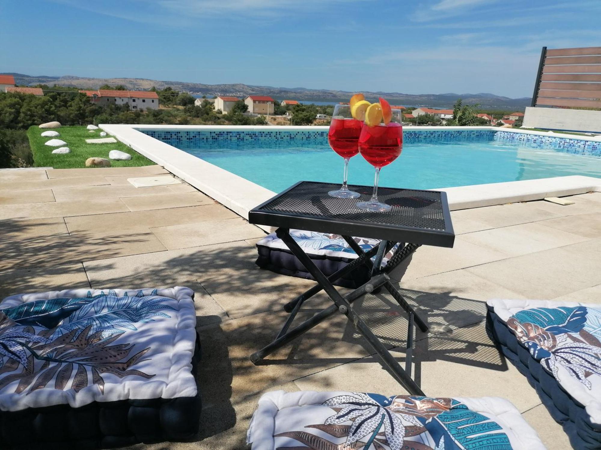 Villa Scolopax Rusticola Skradin With Heated Pool Ngoại thất bức ảnh