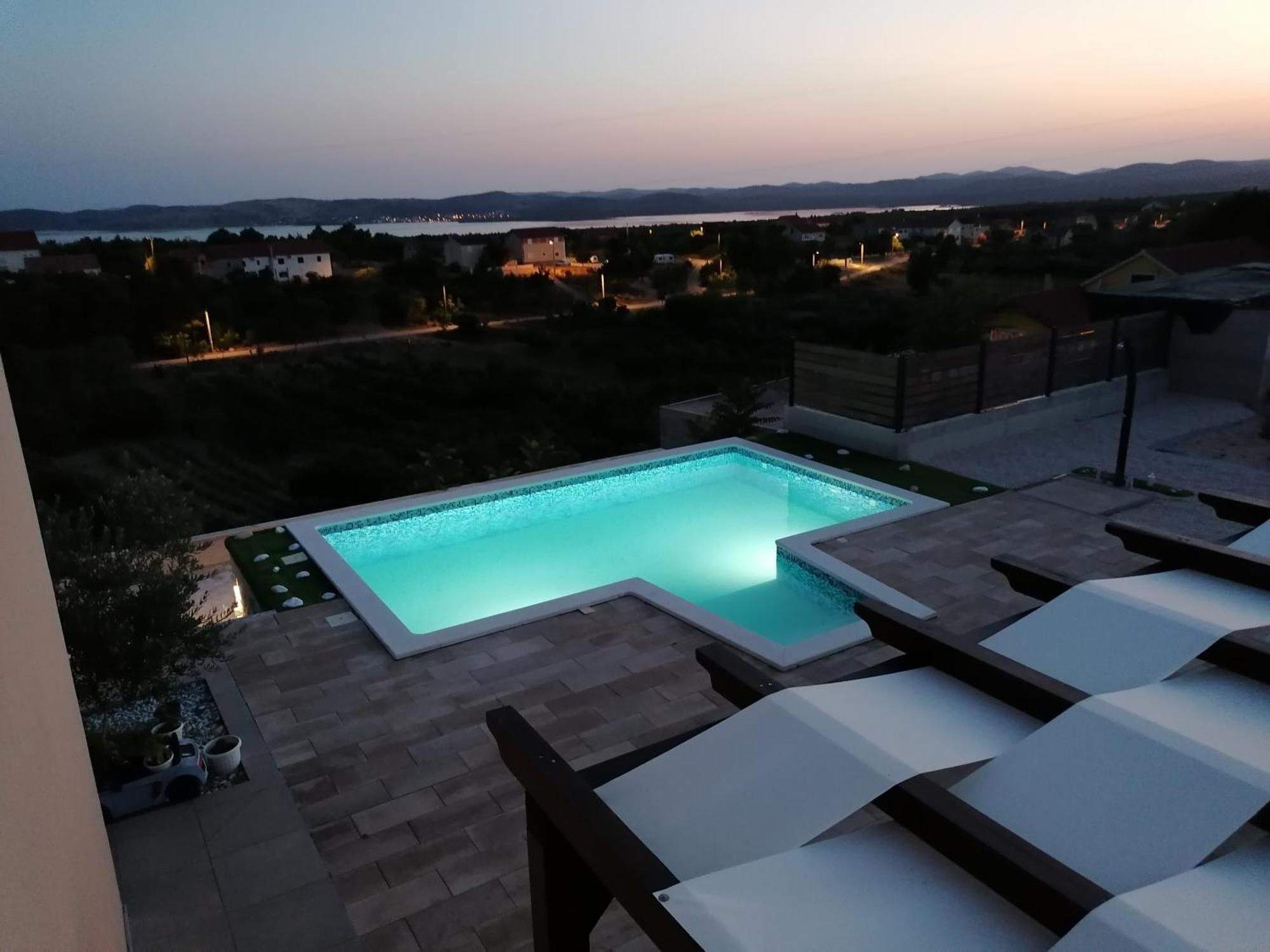 Villa Scolopax Rusticola Skradin With Heated Pool Ngoại thất bức ảnh